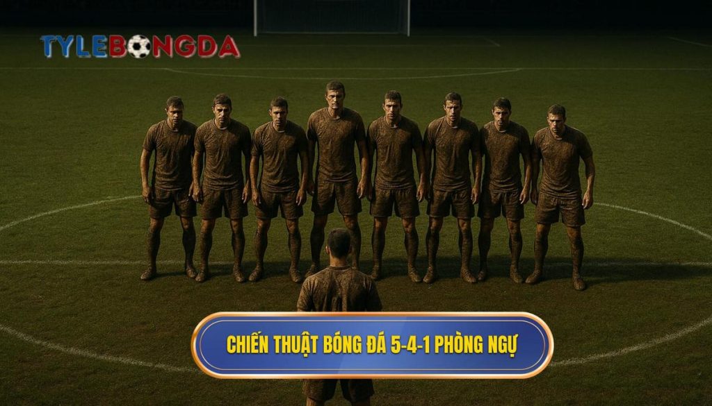 Chiến thuật bóng đá 5-4-1 phòng ngự