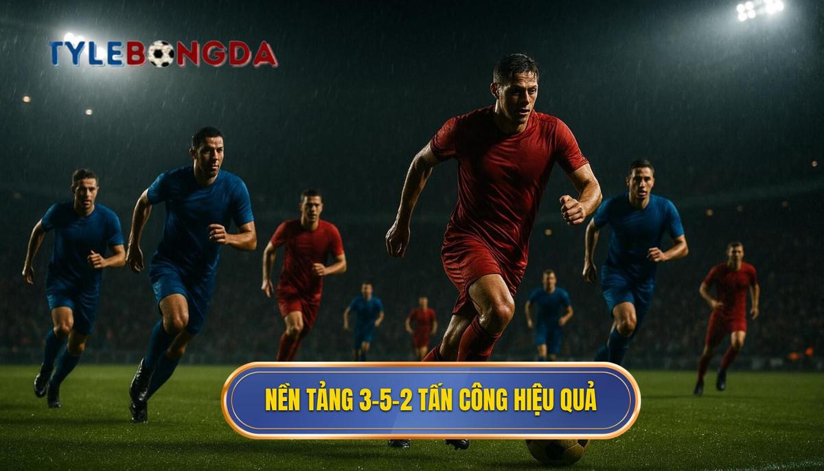 Nền tảng của 3-5-2 tấn công_ Sức mạnh trung lộ và biến ảo cánh