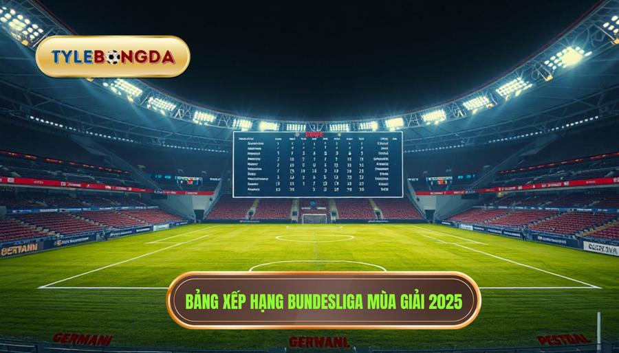 Bảng xếp hạng Bundesliga mùa giải 2025