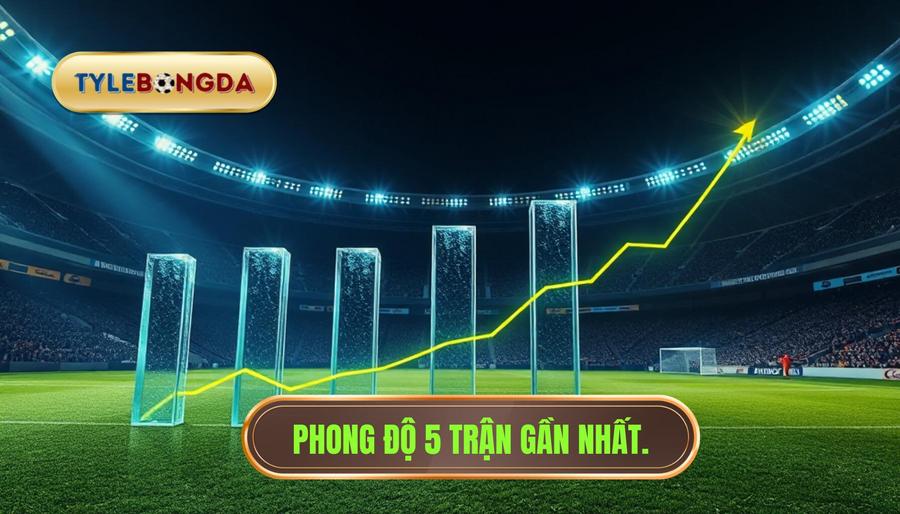 Phong độ 5 trận gần nhất.